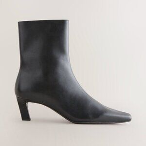 NEXT Forever Comfort® Chisel Toe Heeled Ankle Boots, US 9.5